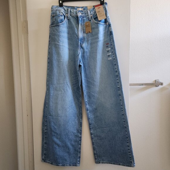 Levi's Cinch Baggy Denim Jeans High Rise Women's size 29 - Picture 2 of 5